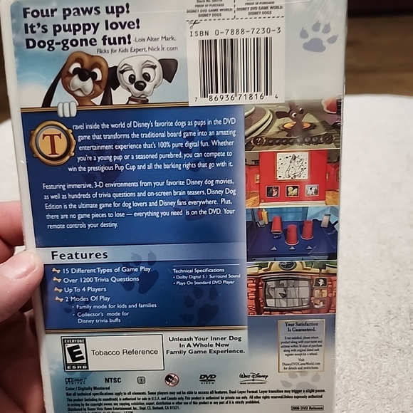 Disney Dogs Edition Blue Ribbon Challenge DVD Game - Picture 3 of 3